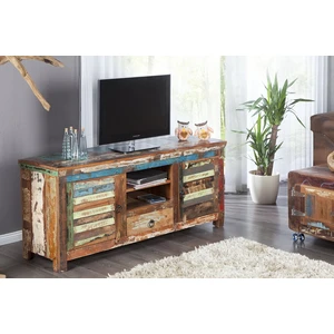 TV stolík IOKASTE Dekorhome Recyklované drevo,TV stolík IOKASTE Dekorhome Recyklované drevo
