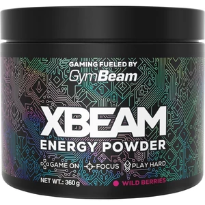 GymBeam XBEAM Energy Powder podpora herního výkonu příchuť Wild Berries 360 g