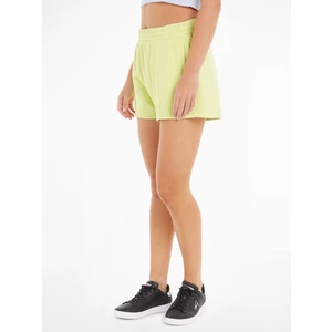 Yellow Womens Shorts Tommy Jeans Essential - Women