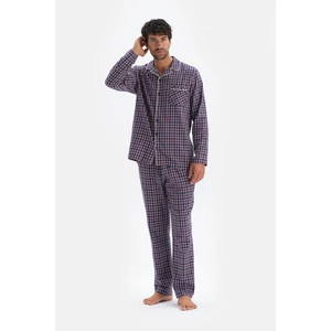 Dagi Pajama Set - Dark blue - Plain