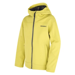 Kids softshell jacket HUSKY Simbo K lime green