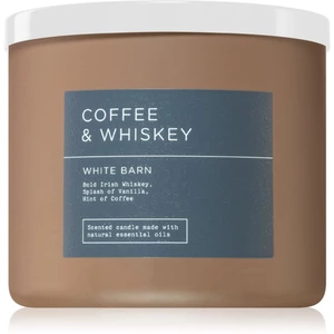 Bath & Body Works Coffee & Whiskey vonná svíčka 411 g