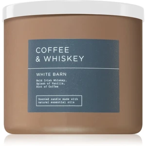 Bath & Body Works Coffee & Whiskey vonná svíčka 411 g