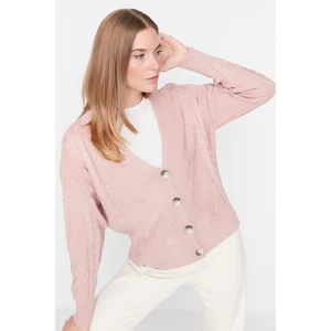 Trendyol Cardigan - Pink - Regular fit
