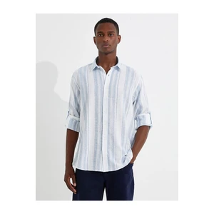 Koton Shirt - Blau - Relaxed fit