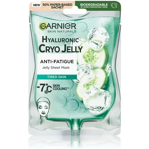 Garnier Textilná pleťová maska s chladivým efektom -7 ° C Hyaluronic Cryo Jelly (Jelly Sheet Mask) 27 g