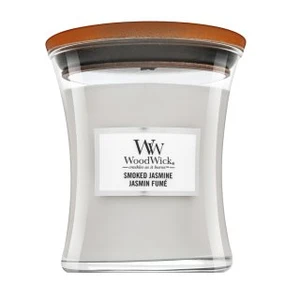 Woodwick Smoked Jasmine vonná sviečka s dreveným knotom 85 g