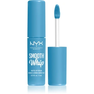 NYX Professional Makeup Smooth Whip Matte Lip Cream zamatový rúž s vyhladzujúcim efektom odtieň 21 Blankie 4 ml