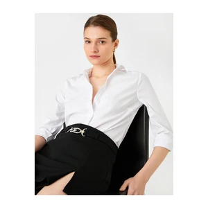 Koton Shirt - White - Relaxed fit