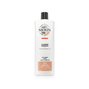 Nioxin System 3 Cleanser Shampoo čisticí šampon pro jemné barvené vlasy 1000 ml