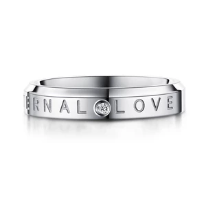 Prsten z nerezové oceli - Věčná láska