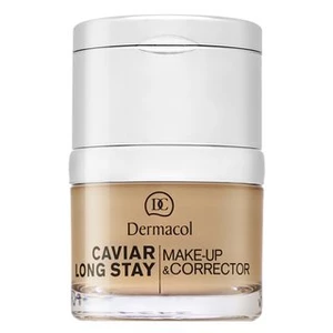 Dermacol Caviar Long Stay Make-Up & Corrector 2 Fair korektor z wyciągiem z kawioru i efektem wygładzającym 30 ml