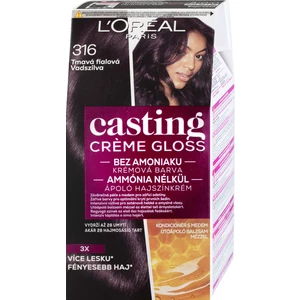 Přeliv bez amoniaku Loréal Casting Créme Gloss - 316 tmavá fialová - L’Oréal Paris + DÁREK ZDARMA