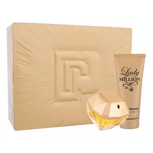 Paco Rabanne Lady Million darčeková kazeta parfumovaná voda 80 ml + telové mlieko 100 ml pre ženy