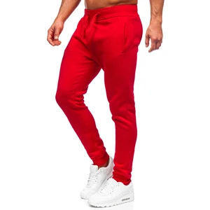 Pantaloni de trening bărbați roșu-deschis Bolf XW01