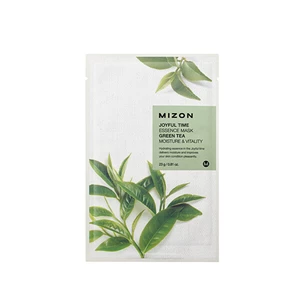 Mizon Plátýnková 3D maska se zeleným čajem pro hydrataci a vitalitu pleti Joyful Time (Essence Mask Green Tea) 23 g