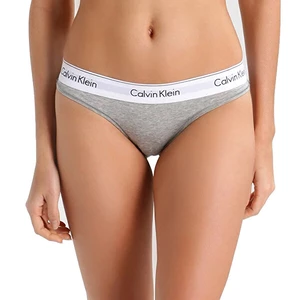 Women's thong Calvin Klein gray (F3786E-020)