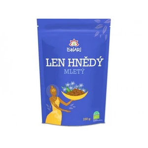 Iswari BIO Len hnědý - mletý 250 g