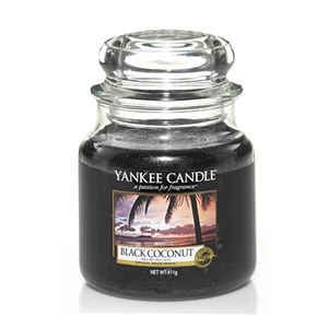 Yankee Candle Black Coconut vonná sviečka Classic stredná 411 g