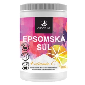 Allnature Epsomská sůl s vitamínem C 1 000 g