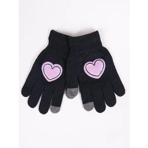 Yoclub Kids's Gloves RED-0108G-AA5E-001