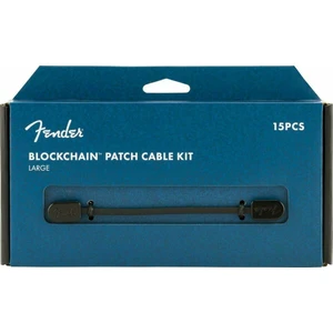 Fender Blockchain Patch Cable Kit LRG Nero Angolo - Angolo