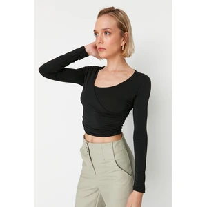 Trendyol Blouse - Black - Slim fit