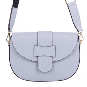 SEGALI Dámska kožená crossbody kabelka Vanesa Blue