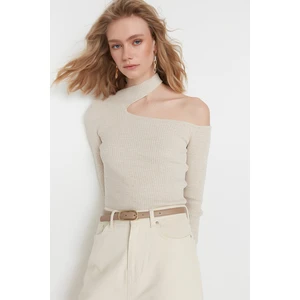 Trendyol Bodysuit - Beige - Regular fit
