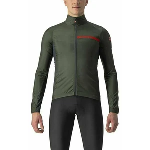 Castelli Squadra Stretch Jacket Military Green/Dark Gray M