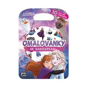 Omalovánky se samolepkami - Ledové království