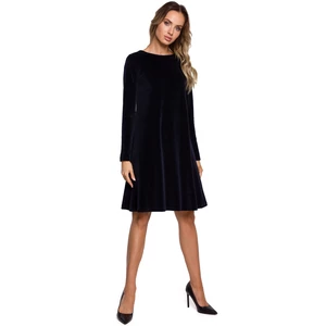 Made Of Emotion Woman's Dress M566 Navy Blue