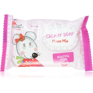 Pink Elephant Girls krémové mýdlo pro děti Mouse Mia 90 g