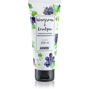 Anwen Grapes & Keratin regenerační maska na vlasy Medium Porosity 200 ml