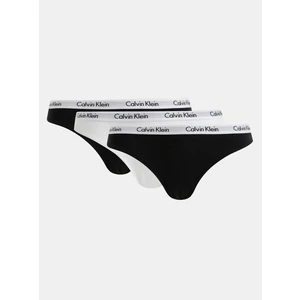 3PACK damskie i #39;s majtki Calvin Klein wielobarwny (QD3588E-WZB)