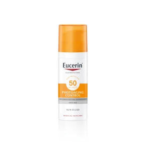 Eucerin Emulzia na opaľovanie proti vráskam Photoaging Control SPF 50 (Face Sun Fluid) 50 ml