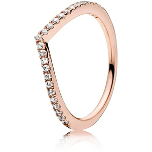 Pandora Bronzový prsten s kamínky 186316CZ 56 mm