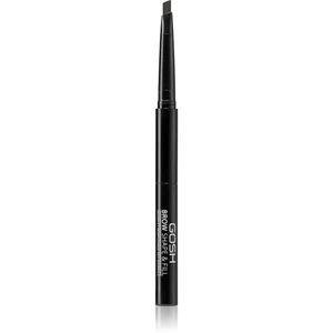 Gosh Brow Shape & Fill oboustranná tužka na obočí odstín 002 Greybrown 0.5 g