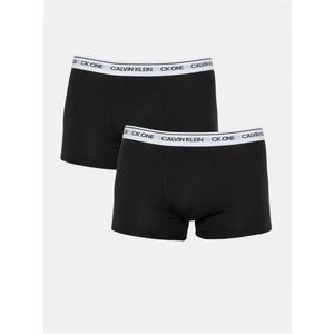 2PACK pánské boxerky CK ONE černé