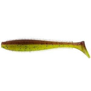 Fox rage gumová nástraha spikey shad uv green pumpkin - 6 cm