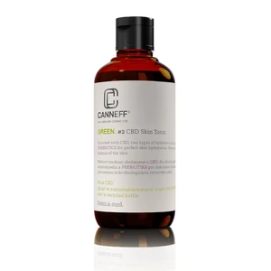 Canneff Green CBD Skin Tonic hydratačné pleťové tonikum 200 ml