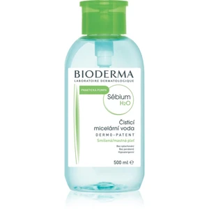 Bioderma Sébium H2O micelární voda pro smíšenou a mastnou pleť s dávkovačem 500 ml