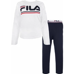 Fila FPW4105 Woman Pyjamas White/Blue XS Fitness fehérnemű