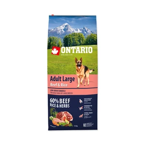 Ontario Adult Large Beef & Rice 12kg