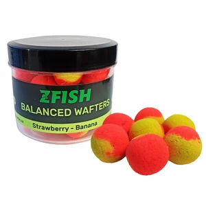 Zfish vyvážené boilie balanced wafters 16 mm 60 g - strawberry banana