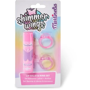 Martinelia Shimmer Wings Lip Balm & Ring Set sada (pre deti)