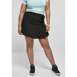 Women's viscose miniskirt black