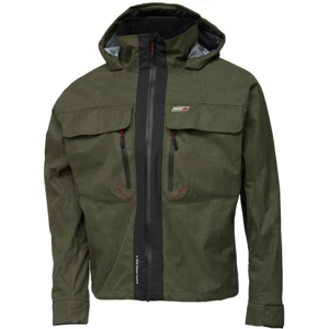 Scierra bunda x tech wading jacket olive melange - m