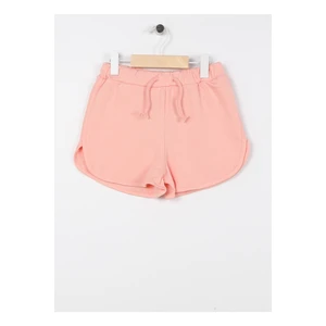 Koton Elastic Waist Normal Pink Girls' Shorts 3skg40058ak