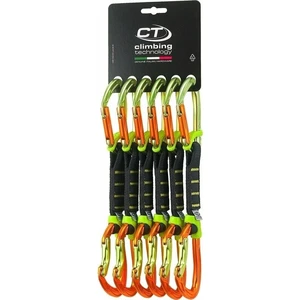 Climbing Technology Nimble Fixbar Set NY Pro Expreska Green/Orange Plný rovný/Plný prehnutý zámok 12.0